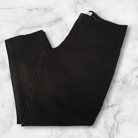 Anthropologie The Essential Slim Black Cropped Pants Trousers Slacks in
Size 14 - Picture 4 of 15